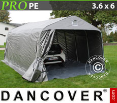 Tenda garage 3,6x6x2,68m PE con pavimento