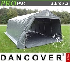 Tenda garage 3,6x7,2x2,68m PVC con pavimento