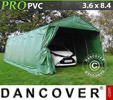 Tenda garage 3,6x8,4x2,7 PVC, Verde