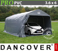 Tenda garage 3,6x6x2,68m PVC con pavimento