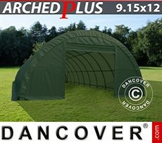 Tenda garage 9,15x12x4,5m PVC, Verde