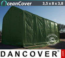 Tenda garage 3,5x8x3x3,8m, Verde